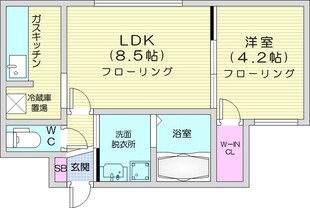 西１１丁目駅 徒歩15分 3階の物件間取画像